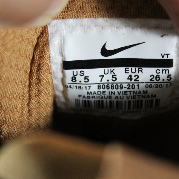 Nike Air Max 95 Sneakerboot Tan Mens 8.5 R782 - Picture 7 of 8